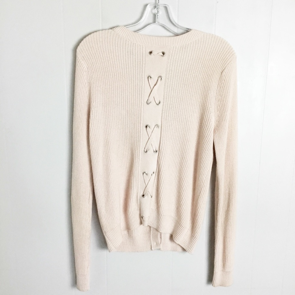 Cabi Light Pink Cardigan Sweater Size M - Picture 5 of 5